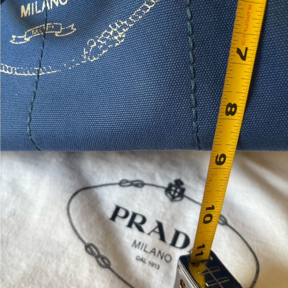 Prada Canapa blue denim tote - Picture 14 of 14